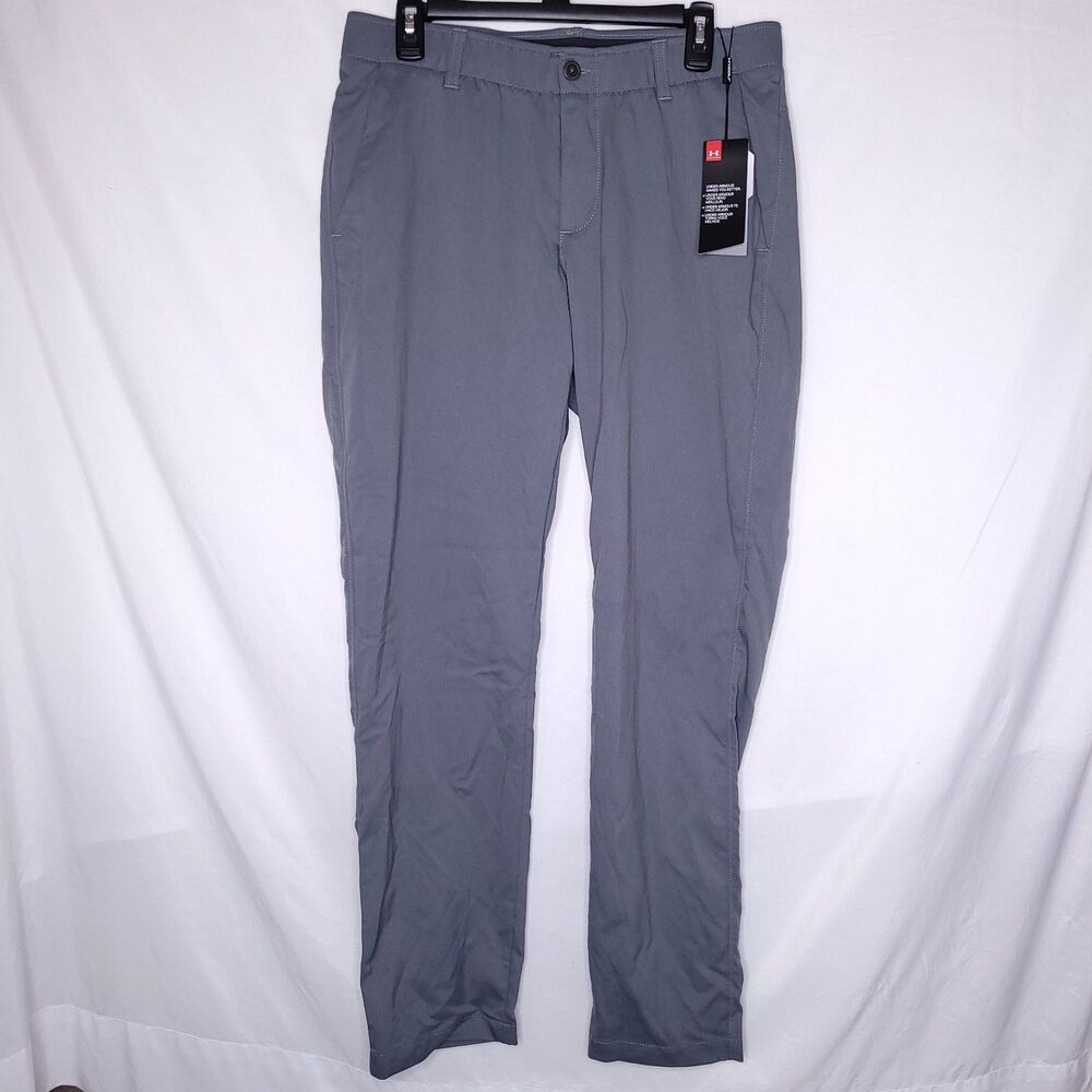 Under Armour Showdown Pants Mens 34/32 Gray Golf NWT